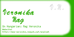 veronika mag business card